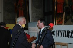 Wręczenie nagrody 'Rejs Roku 2004' w Ratuszu Gdańskim
